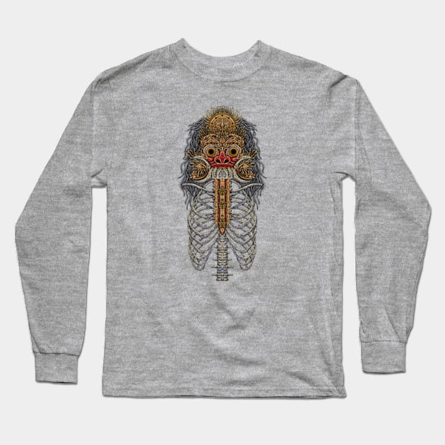 Lord Rangda Indonesian Culture Long Sleeve T-Shirt by BEETLESTUDIO